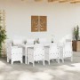 Conjunto de Comedor de Jardín 9 pcs Ratan Polt en Mesas de jardín | Comprar online en Foru.es