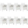 Conjunto de Comedor de Jardín 9 pcs Ratan Polt en Mesas de jardín | Comprar online en Foru.es