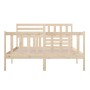 Estructura de cama de madera maciza 160x200 cm de vidaXL, Camas y somieres - Ref: Foro24-3101163, Precio: 146,42 €, Descuento: %