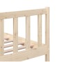 Estructura de cama de madera maciza 160x200 cm de vidaXL, Camas y somieres - Ref: Foro24-3101163, Precio: 146,42 €, Descuento: %