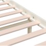Estructura de cama de madera maciza blanco 150x200 cm de vidaXL, Camas y somieres - Ref: Foro24-3101159, Precio: 159,12 €, De...