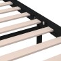 Estructura de cama de madera maciza negra 200x200 cm de vidaXL, Camas y somieres - Ref: Foro24-3101177, Precio: 229,20 €, Des...