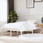 Estructura de cama madera maciza de pino blanco 120x200 cm de vidaXL, Camas y somieres - Ref: Foro24-3101214, Precio: 130,49 ...