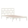 Estructura de cama madera maciza de pino blanco 120x200 cm de vidaXL, Camas y somieres - Ref: Foro24-3101214, Precio: 130,49 ...