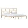 Estructura de cama de madera maciza de pino 200x200 cm de vidaXL, Camas y somieres - Ref: Foro24-3101238, Precio: 135,98 €, D...