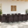 Conjunto de comedor de jardín con cojines con cojín 13 pcs en Mesas de jardín | Comprar online en Foru.es