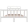 Estructura de cama madera maciza de pino blanco 120x200 cm de vidaXL, Camas y somieres - Ref: Foro24-3101344, Precio: 139,45 ...