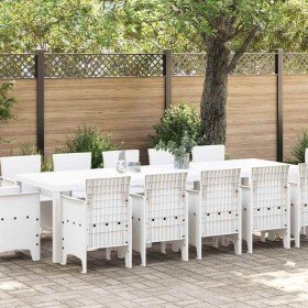Conjunto de Comedor de Jardín 13 pcs Poliratán en Mesas de jardín | Comprar online en Foru.es