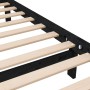 Estructura de cama madera maciza negro 100x200 cm de vidaXL, Camas y somieres - Ref: Foro24-3101147, Precio: 144,26 €, Descue...