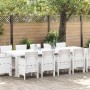 Conjunto de Comedor de Jardín con cojín 13 pcs Blanco en Mesas de jardín | Comprar online en Foru.es
