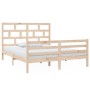 Estructura de cama de madera maciza de pino 160x200 cm de vidaXL, Camas y somieres - Ref: Foro24-3101293, Precio: 144,72 €, D...