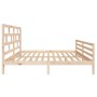 Estructura de cama de madera maciza de pino 160x200 cm de vidaXL, Camas y somieres - Ref: Foro24-3101293, Precio: 144,72 €, D...
