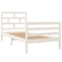 Estructura de cama madera maciza de pino 90x200 cm de vidaXL, Camas y somieres - Ref: Foro24-3101269, Precio: 104,02 €, Descu...