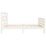 Estructura de cama madera maciza de pino 90x200 cm de vidaXL, Camas y somieres - Ref: Foro24-3101269, Precio: 104,02 €, Descu...