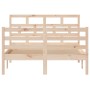 Estructura de cama madera maciza de pino 120x200 cm de vidaXL, Camas y somieres - Ref: Foro24-3101278, Precio: 119,25 €, Desc...
