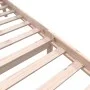 Solid pine wood bed frame 140x190 cm by vidaXL, Beds and slatted bases - Ref: Foro24-3101328, Price: 132,00 €, Discount: %