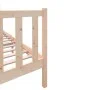 Solid pine wood bed frame 140x190 cm by vidaXL, Beds and slatted bases - Ref: Foro24-3101328, Price: 132,00 €, Discount: %