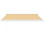 Toldo retráctil aluminio y tela amarillo y blanco 3,5x2,5 m de vidaXL, Toldos - Ref: Foro24-3154532, Precio: 816,91 €, Descue...