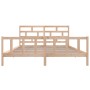Estructura de cama de madera maciza de pino 200x200 cm de vidaXL, Camas y somieres - Ref: Foro24-3101368, Precio: 152,19 €, D...
