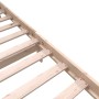 Estructura de cama de madera maciza de pino 200x200 cm de vidaXL, Camas y somieres - Ref: Foro24-3101368, Precio: 152,19 €, D...