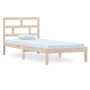 Estructura de cama madera maciza de pino 100x200 cm de vidaXL, Camas y somieres - Ref: Foro24-3101208, Precio: 89,96 €, Descu...