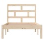 Estructura de cama madera maciza de pino 100x200 cm de vidaXL, Camas y somieres - Ref: Foro24-3101208, Precio: 89,96 €, Descu...