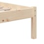 Estructura de cama madera maciza de pino 100x200 cm de vidaXL, Camas y somieres - Ref: Foro24-3101208, Precio: 89,96 €, Descu...