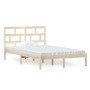 Estructura de cama madera maciza de pino 120x200 cm de vidaXL, Camas y somieres - Ref: Foro24-3101213, Precio: 116,29 €, Desc...