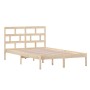 Estructura de cama madera maciza de pino 120x200 cm de vidaXL, Camas y somieres - Ref: Foro24-3101213, Precio: 116,29 €, Desc...