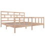 Estructura de cama madera maciza de pino 180x200 cm de vidaXL, Camas y somieres - Ref: Foro24-3101363, Precio: 155,33 €, Desc...