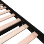 Estructura de cama madera maciza de pino negro 75x190 cm de vidaXL, Camas y somieres - Ref: Foro24-3101312, Precio: 125,61 €,...