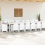 Conjunto de comedor de jardín con cojines con cojín 17 pcs PP en Mesas de jardín | Comprar online en Foru.es
