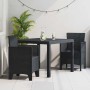 Conjunto de Comedor de Jardín 3 pcs Antracita Ratan Polt en Mesas de jardín | Comprar online en Foru.es