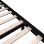 Estructura de cama madera maciza de pino negro 100x200 cm de vidaXL, Camas y somieres - Ref: Foro24-3101342, Precio: 140,54 €...