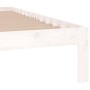 Estructura de cama madera maciza blanca King Size 150x200 cm de vidaXL, Camas y somieres - Ref: Foro24-810371, Precio: 112,84...