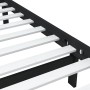 Estructura cama madera maciza individual negro 75x190 cm de vidaXL, Camas y somieres - Ref: Foro24-3101117, Precio: 130,17 €,...