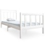 Estructura de cama madera maciza blanco 90x200 cm de vidaXL, Camas y somieres - Ref: Foro24-3100705, Precio: 102,57 €, Descue...