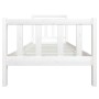 Estructura de cama madera maciza blanco 90x200 cm de vidaXL, Camas y somieres - Ref: Foro24-3100705, Precio: 102,57 €, Descue...