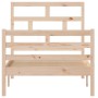 Estructura de cama madera maciza 90x200 cm de vidaXL, Camas y somieres - Ref: Foro24-3101268, Precio: 94,51 €, Descuento: %