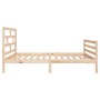Estructura de cama madera maciza 90x200 cm de vidaXL, Camas y somieres - Ref: Foro24-3101268, Precio: 94,51 €, Descuento: %