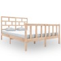 Estructura de cama de madera maciza de pino 160x200 cm de vidaXL, Camas y somieres - Ref: Foro24-3101358, Precio: 139,45 €, D...