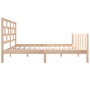 Estructura de cama de madera maciza de pino 160x200 cm de vidaXL, Camas y somieres - Ref: Foro24-3101358, Precio: 139,45 €, D...