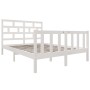 Estructura de cama madera maciza de pino blanco 135x190 cm de vidaXL, Camas y somieres - Ref: Foro24-3101324, Precio: 153,00 ...