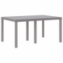 Conjunto de Comedor de Jardín 5 pcs Gris Claro Ratan Polt en Mesas de jardín | Comprar online en Foru.es