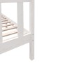 Estructura de cama madera maciza de pino blanco 135x190 cm de vidaXL, Camas y somieres - Ref: Foro24-3101324, Precio: 153,00 ...