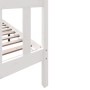 Estructura de cama madera maciza de pino blanca 150x200 cm de vidaXL, Camas y somieres - Ref: Foro24-3101354, Precio: 150,68 ...