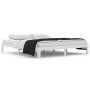Estructura de cama madera maciza blanco Supe King 180x200 cm de vidaXL, Camas y somieres - Ref: Foro24-810381, Precio: 119,52...