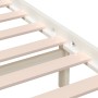 Estructura de cama de madera maciza blanco 150x200 cm de vidaXL, Camas y somieres - Ref: Foro24-3101224, Precio: 136,98 €, De...