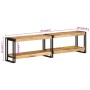 Mueble de TV madera maciza de mango 160x30x40 cm de vidaXL, Muebles TV - Ref: Foro24-356174, Precio: 137,36 €, Descuento: %