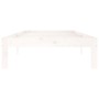 Estructura de cama madera maciza de pino blanco 90x200 cm de vidaXL, Camas y somieres - Ref: Foro24-810351, Precio: 78,42 €, ...